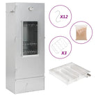 Multifunctionele rookoven met koude rookgenerator en gegalvaniseerd staal - 44.5 x 29 x 110 cm (27 x 27 x 4.5 cm)