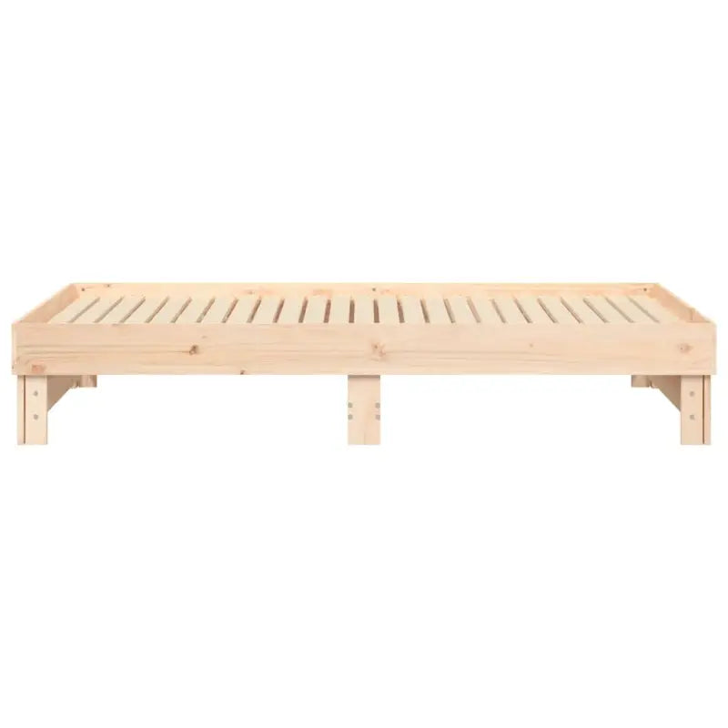 Multifunctionele slaapbank in massief grenenhout met diverse afmetingen - Bedden & bedframes
