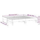 Multifunctionele slaapbank in massief grenenhout met diverse afmetingen - Bedden & bedframes