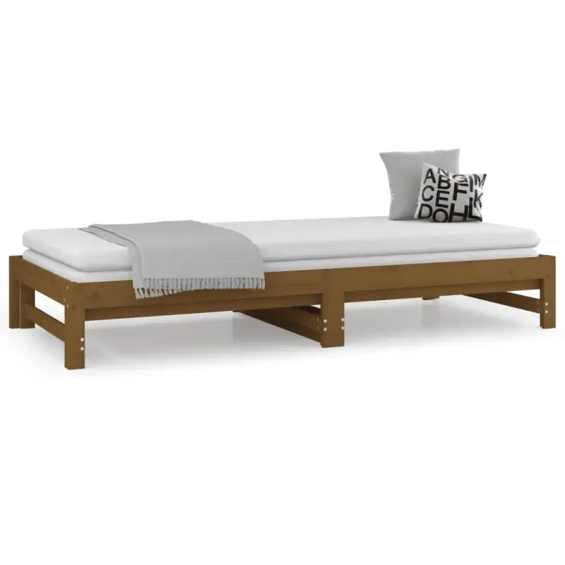 Multifunctionele slaapbank van massief grenenhout met diverse afmetingen - Bedden & bedframes