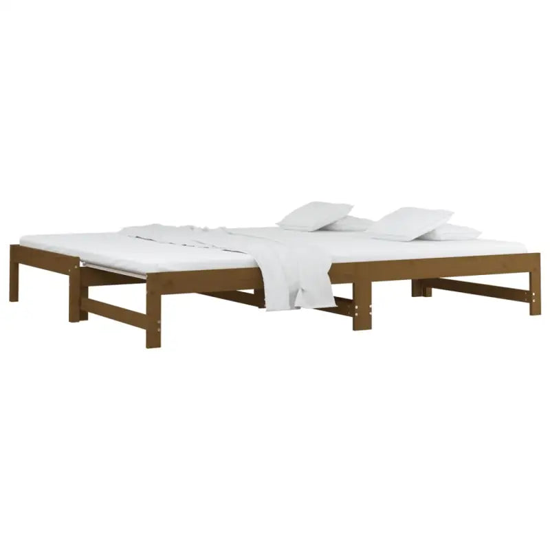 Multifunctionele slaapbank van massief grenenhout met diverse afmetingen - Bedden & bedframes