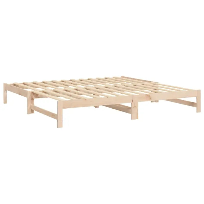 Multifunctionele slaapbank van massief grenenhout met ideale afmetingen - Bedden & bedframes
