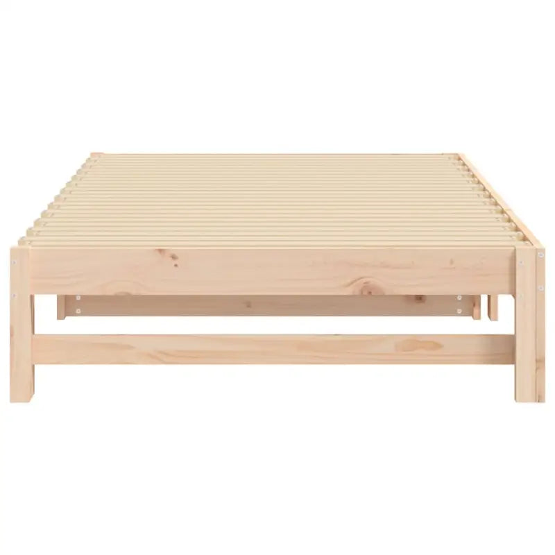 Multifunctionele slaapbank van massief grenenhout met ideale afmetingen - Bedden & bedframes