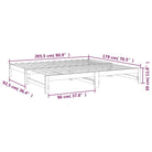 Multifunctionele slaapbank van massief grenenhout met ideale afmetingen - Bedden & bedframes