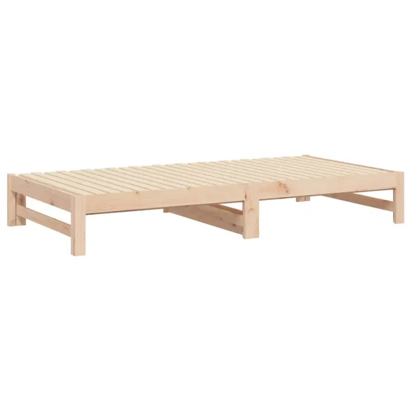 Multifunctionele slaapbank van massief grenenhout met ideale afmetingen - Bedden & bedframes