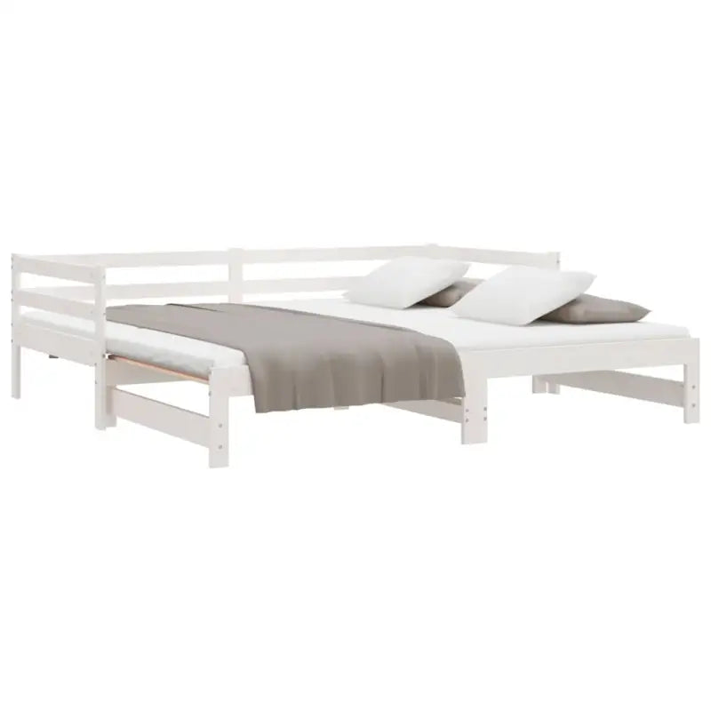 Multifunctionele slaapbank van massief grenenhout met optimale afmetingen - Bedden & bedframes