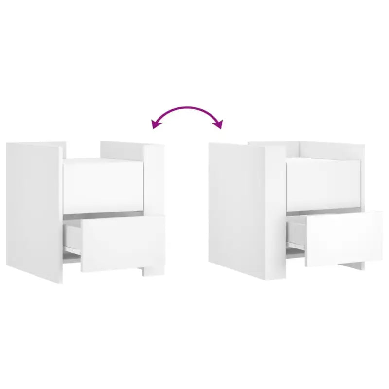 Nachtkastje met bewerkt hout voor een tijdloze woonstijl - Nachtkastjes