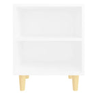 Nachtkastje met houten poten in Scandinavische stijl - Nachtkastjes