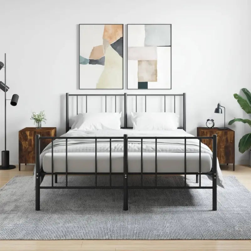 Nachtkastje van bewerkt hout in hoogglans wit voor moderne interieurs - Gerookt eiken / 2 - Nachtkastjes