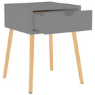 Nachtkastje van bewerkt hout met moderne charme - Nachtkastjes