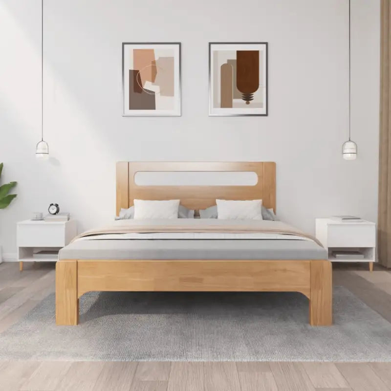 Nachtkastjes met bewerkt hout voor een elegant en tijdloos interieur - Wit / 2 - Nachtkastjes