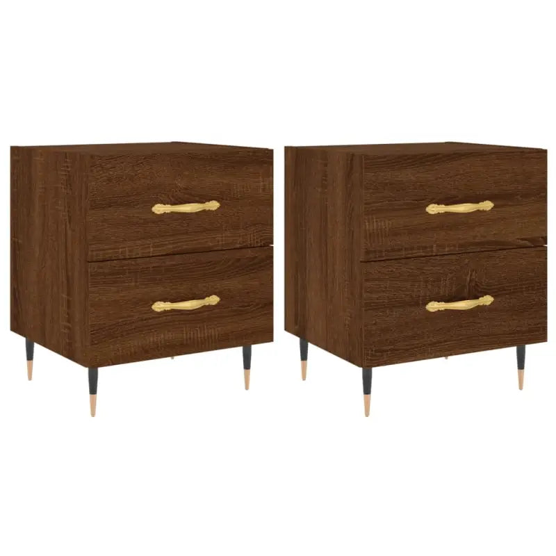 Nachtkastjes met bewerkt hout voor moderne en duurzame interieurstijl - Nachtkastjes