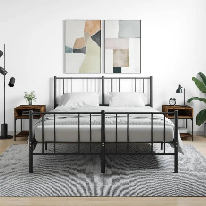 Nachtkastjes van bewerkt hout met elegant en tijdloos ontwerp - Gerookt eiken / 2 - Nachtkastjes