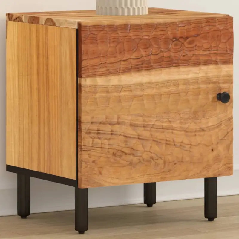 Nachtkastjes van massief mangohout met elegant design - Naturel / 1 / Massief acaciahout - Nachtkastjes