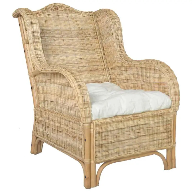 Natuurlijk Rattan Banken - Elegante en eenvoudige fauteuil voor elke ruimte - Bruin / 1-zits - Banken