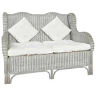 Natuurlijk Rattan Banken - Elegante en eenvoudige fauteuil voor elke ruimte - Grijs / Tweezitsbank - Banken