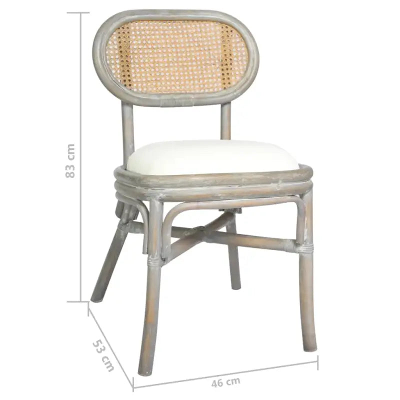 Natuurlijk Rattan Eetkamerstoelen voor een stijlvolle woonkamer uitstraling - Eetkamerstoelen