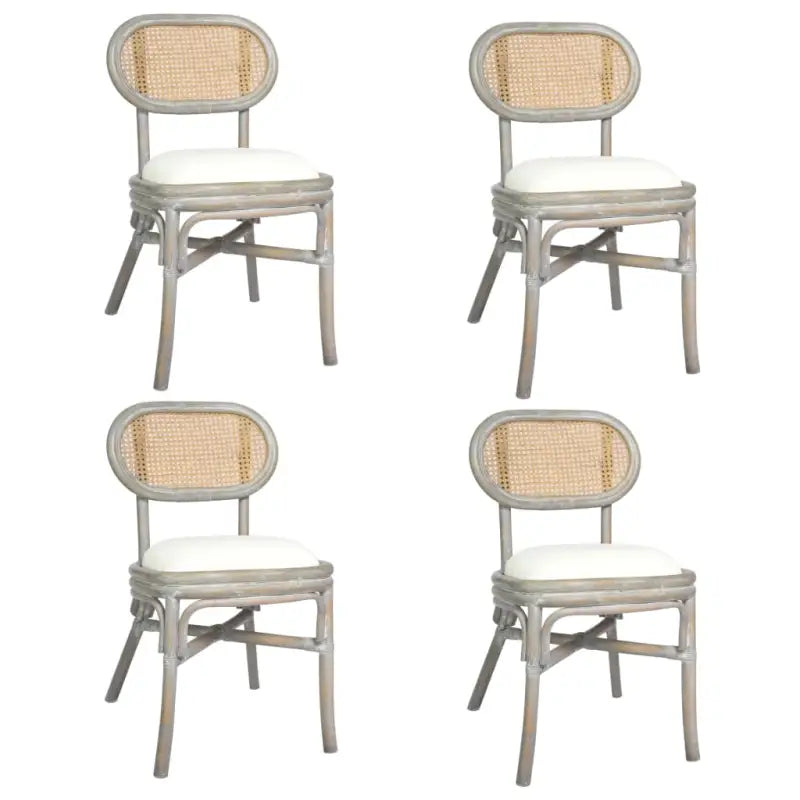 Natuurlijk Rattan Eetkamerstoelen voor een stijlvolle woonkamer uitstraling - Eetkamerstoelen