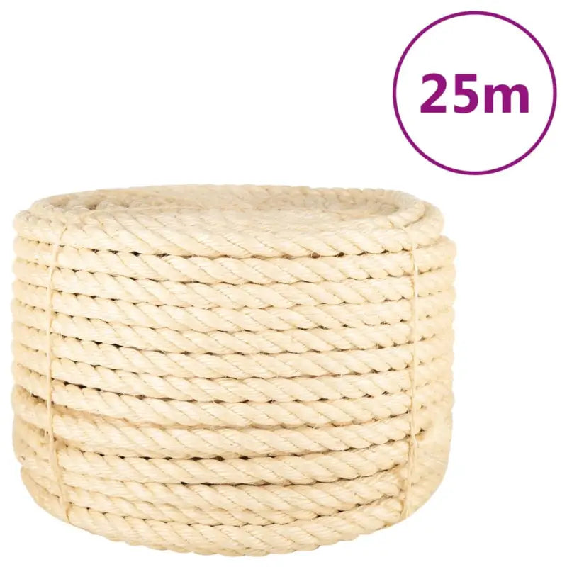 Natuurlijk sisal touw voor huis landbouw en transportgebruik - 1 / 25 m / 20 mm - Touw