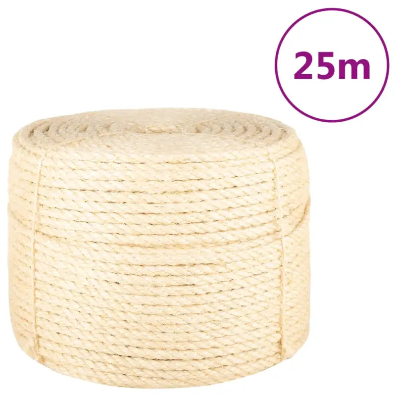 Natuurlijk sisal touw voor huis landbouw en transportgebruik - 1 / 25 m / 10 mm - Touw