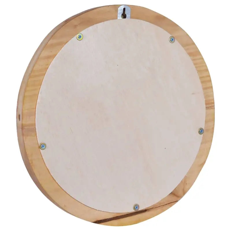 Natuurlijke teakhouten spiegel met rustiek houten frame - Spiegels