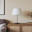 Natuurlijke wicker lampenkap met houder gat voor sfeervolle verlichting - Wit / Ø 50 x 30 cm - Lampenkappen