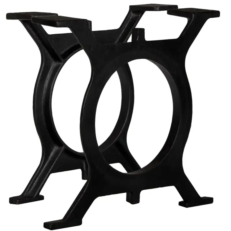 O-frame tafelpoten in antieke stijl van massief gietijzer - 2 / O-frame / Salontafel - Tafelpoten