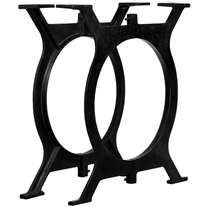 O-frame tafelpoten in antieke stijl van massief gietijzer - 2 / O-frame / Eettafel - Tafelpoten