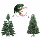 Omgekeerde kunstkerstboom met volle realistische uitstraling - Kerstbomen