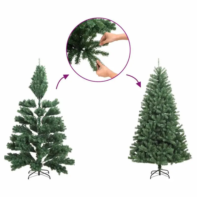 Omgekeerde kunstkerstboom met volle realistische uitstraling - Kerstbomen