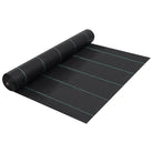Onkruiddoek voor een onkruidvrije tuin en betere drainage - Zwart / 1 x 200 m / 1 - Onkruiddoekken