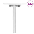 Onzichtbare zwevende plankdragers voor een strakke moderne uitstraling - 12 x 100 mm / 1 - Beugels