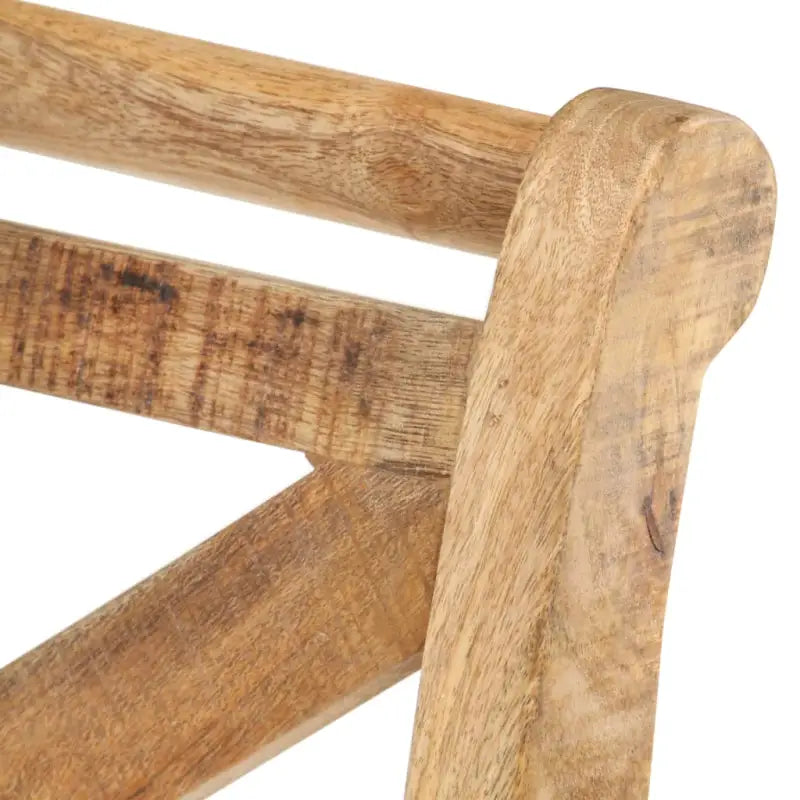 Opberg- en halbankje van massief mangohout met eenvoudige stijl - massief mangohout - Opberg- & halbankjes