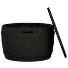 Opbergbox met imitatiehout structuur voor tuin en buitengebruik - Opbergboxen voor buiten