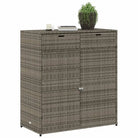 Opbergbox voor buiten in poly rattan voor tuinmeubels en accessoires - Opbergboxen voor buiten