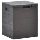 Opbergbox voor buiten voor kussens en dekens - Bruin / 90 l - Opbergboxen voor buiten