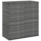Opbergbox voor buiten van PE Rattan voor kussens - Grijs / 100 x 49 x 103.5 cm - Opbergboxen voor buiten