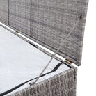 Opbergboxen voor buiten met poly rattan en gepoedercoat stalen frame - Opbergboxen voor buiten