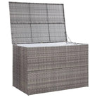 Opbergboxen voor buiten met poly rattan en gepoedercoat stalen frame - Opbergboxen voor buiten