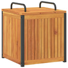 Opbergboxen voor buiten van massief acaciahout voor tuin en terras - Opbergboxen voor buiten