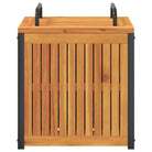 Opbergboxen voor buiten van massief acaciahout voor tuin en terras - Opbergboxen voor buiten