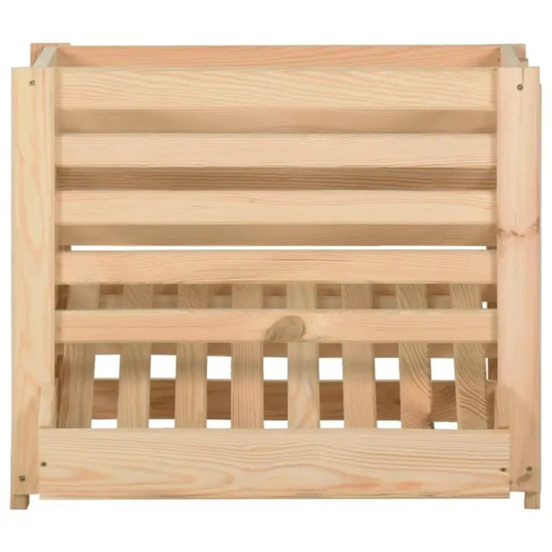 Opbergdozen van massief grenenhout voor groenten en knoflook - 60 x 40 x 50 cm / 1 - Opbergdozen