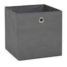 Opbergdozen van nonwoven stof voor opbergruimte levering bevat - Grijs / 10 - Opbergdozen
