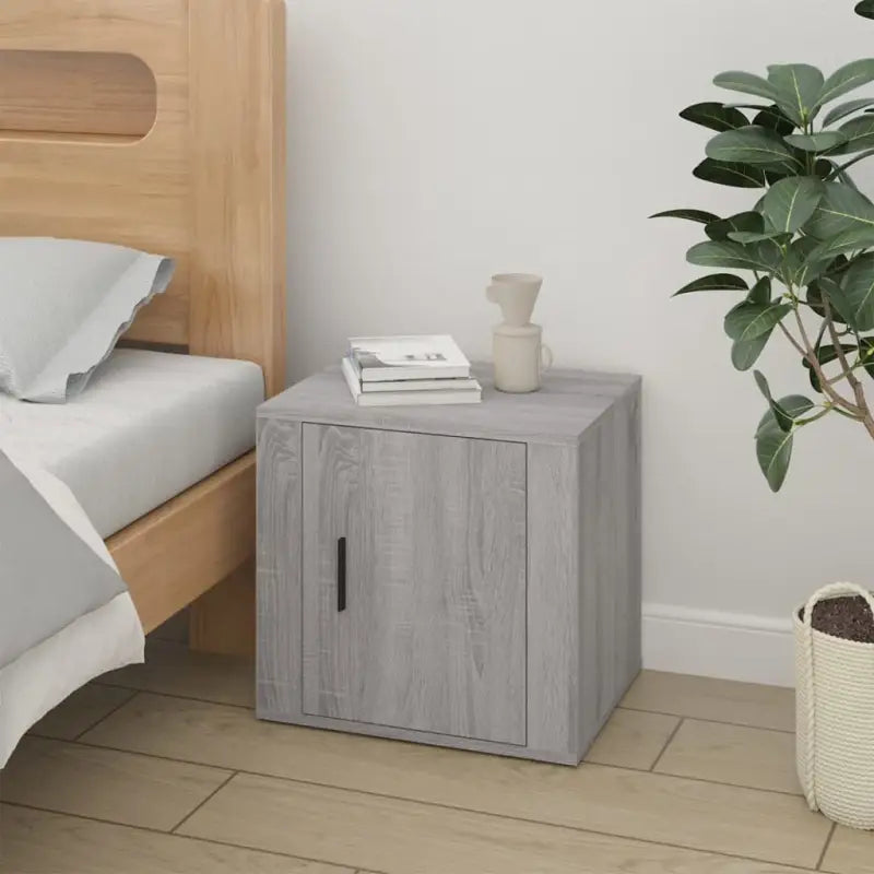 Opbergkast Grijs Sonoma met stabiel blad en elegant ontwerp - Grijs sonoma / 1 - Opbergkasten & lockerkasten