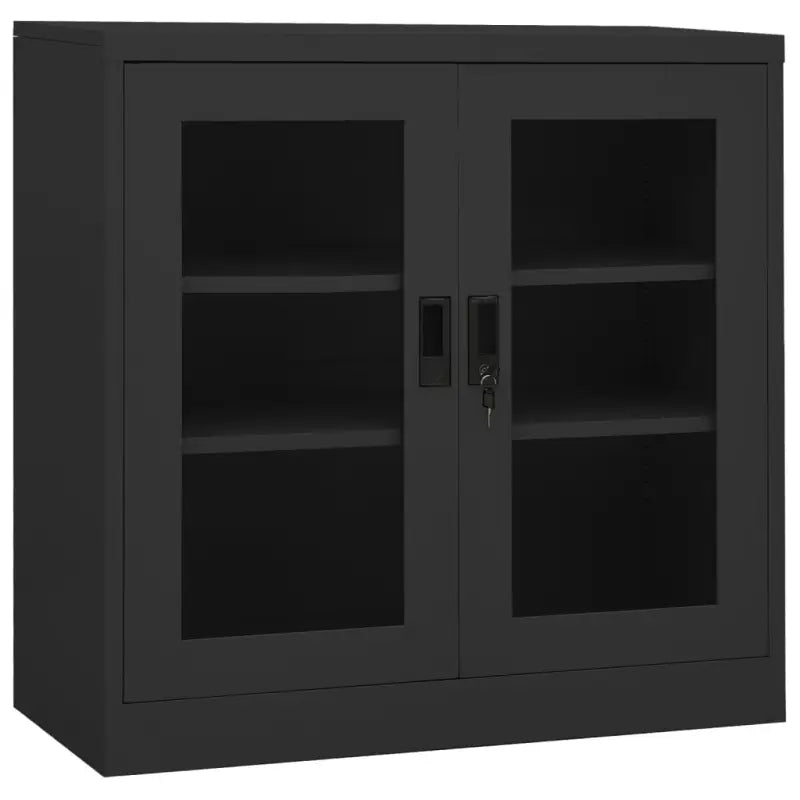 Opbergkast met verstelbare schappen en gehard glas voor documentenstorage - Opbergkasten & lockerkasten