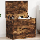 Opbergkisten van bewerkt hout voor overzichtelijke opbergruimte - Gerookt eiken / 60 x 42 x 46 cm / 1 - Opbergkisten