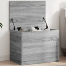 Opbergkisten van bewerkt hout voor overzichtelijke opbergruimte - Grijs sonoma / 60 x 42 x 46 cm / 1 - Opbergkisten