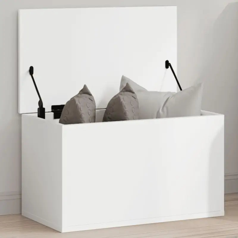 Opbergkisten van bewerkt hout voor overzichtelijke opbergruimte - Wit / 60 x 35 x 35 cm / 1 - Opbergkisten