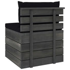 Pallet tuinset van massief grenenhout met kussens voor ontspanning - Tuinsets