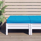 Palletkussen van oxford stof voor een frisse uitstraling in je buitenruimte - lichtblauw / 1 / Voetensteun